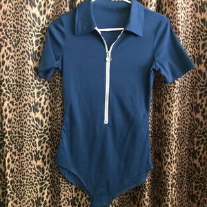 Collared bodysuit
